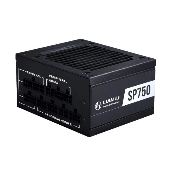 Lian Li SP750 V2 SFX Gold Power Supply - 750 Watt - Black