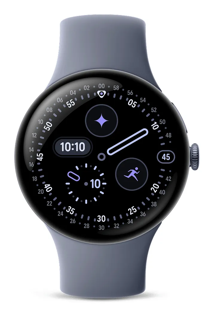Google Pixel Watch 4 LTE 45mm AMOLED Smartwatch, Moonstone