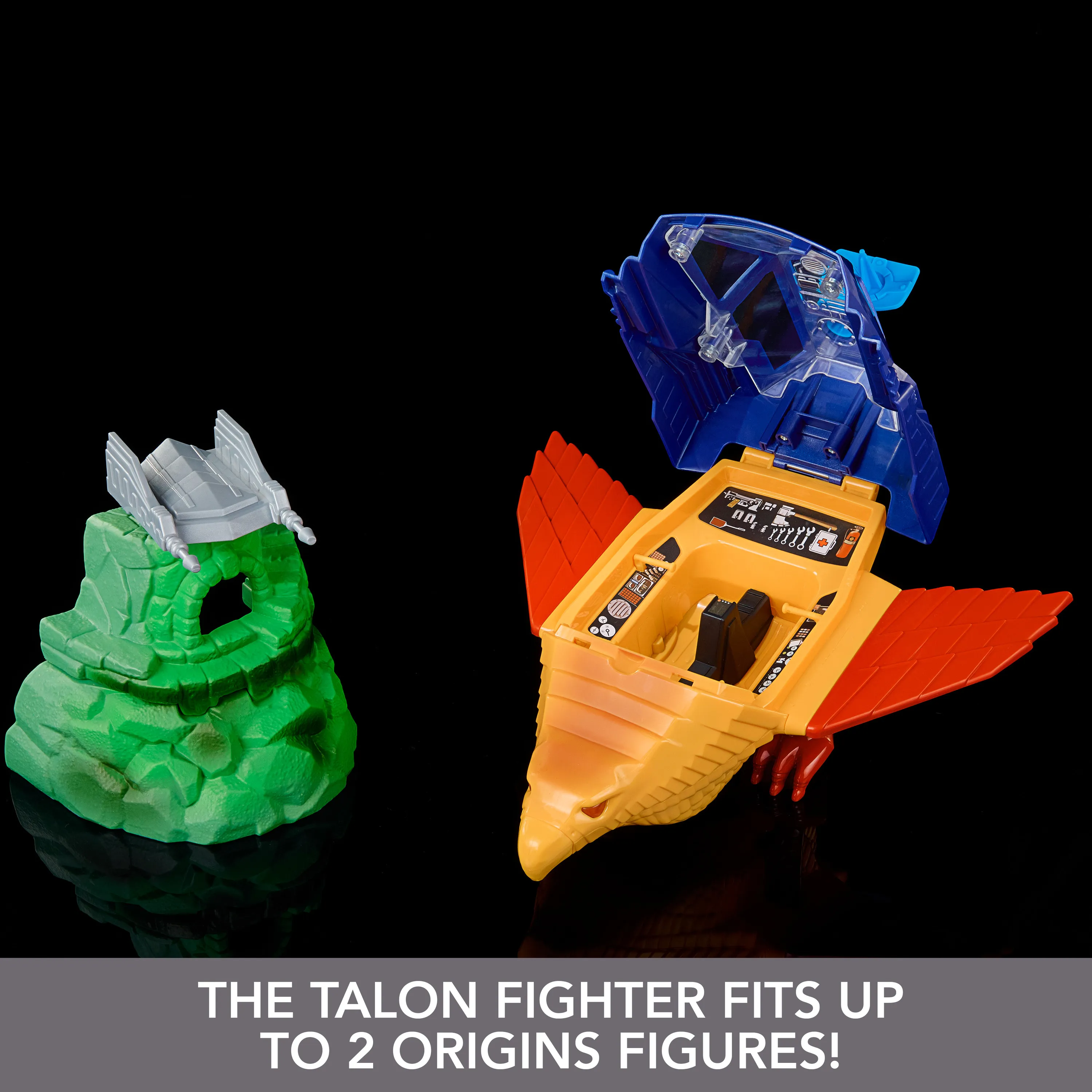 Mattel Masters of the Universe Origins Talon Fighter with Point Dread, toy vehicle