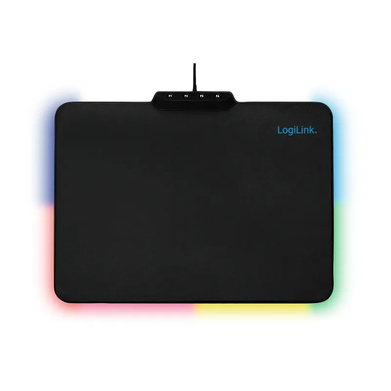 LogiLink RGB-LED - spelmusmatta 360x260x1,8mm