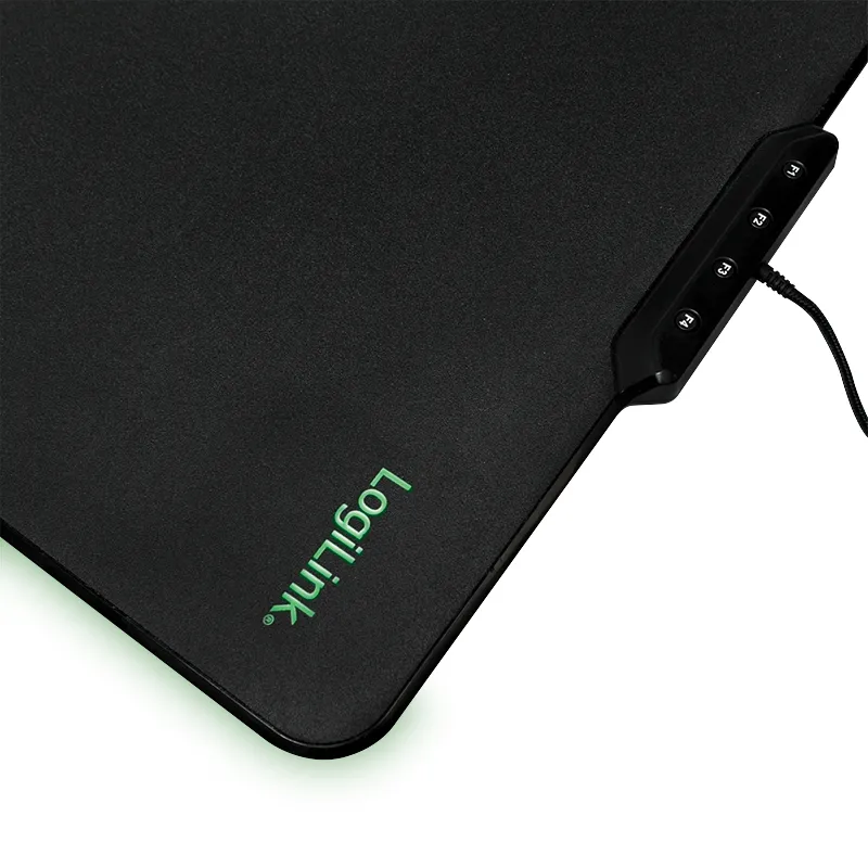 LogiLink RGB-LED - spelmusmatta 360x260x1,8mm