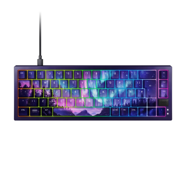 CHERRY XTRFY K5V2 -mekaaninen pelin&auml;pp&auml;imist&ouml;, CHERRY MX Northern Light, sininen