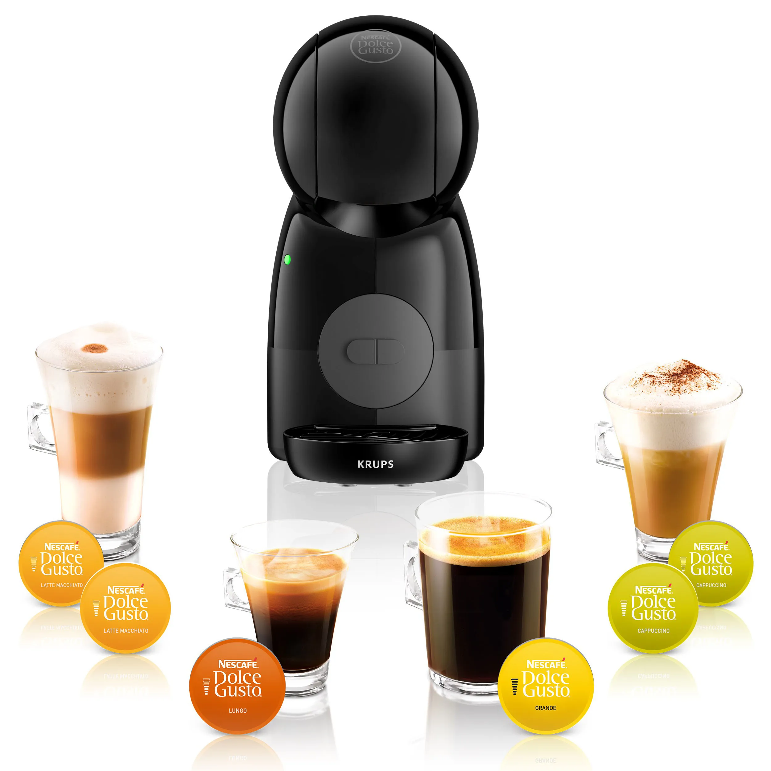 Krups  Piccolo XS KP1A3B - espresso machine, Black