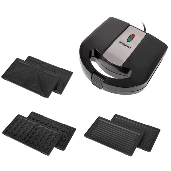ADLER MS 3045 1000 W Sandwich Maker Black