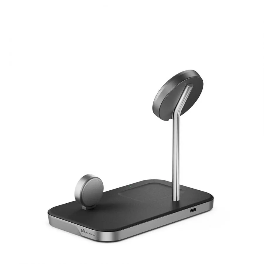 Alogic MagSpeed 3-i-1 trådlös laddningsstation