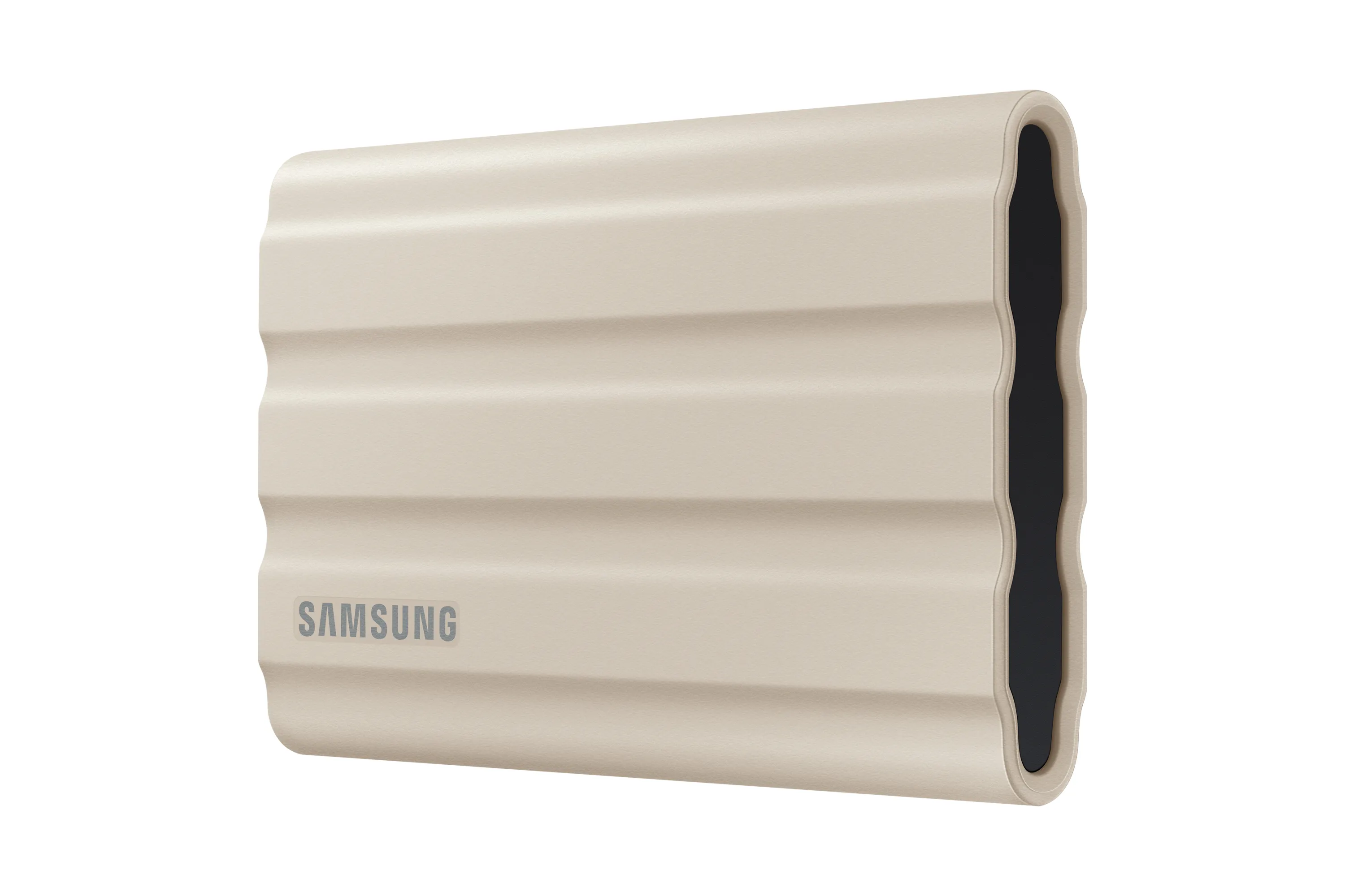 Samsung T7 Shield 1 TB extern SSD med USB 3.2 Gen 2 (USB-C), robust, med h&aring;rdvarukryptering, med l&ouml;senordsskydd, f&ouml;r konsolspel, beige