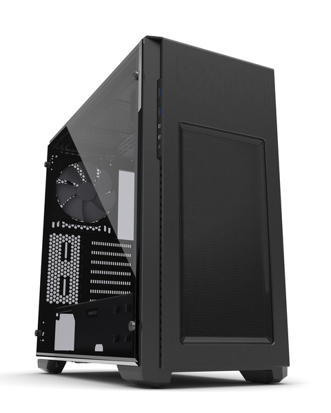 Phanteks Enthoo Pro M Midi Tower Case Tempered Glass Windows. Black