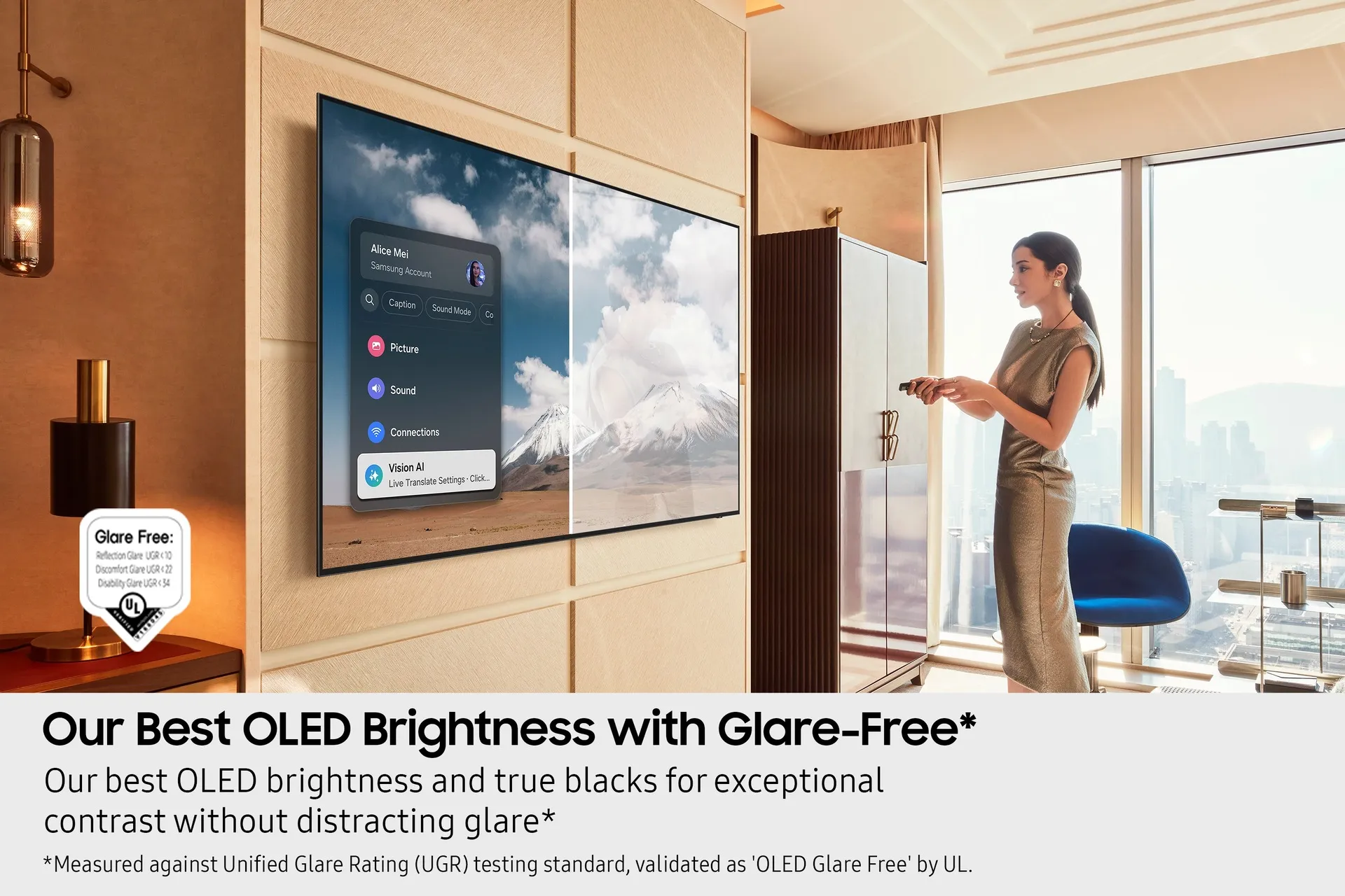 Samsung S95F 83" 4K OLED Tizen TV, 165 Hz, OLED HDR PRO
