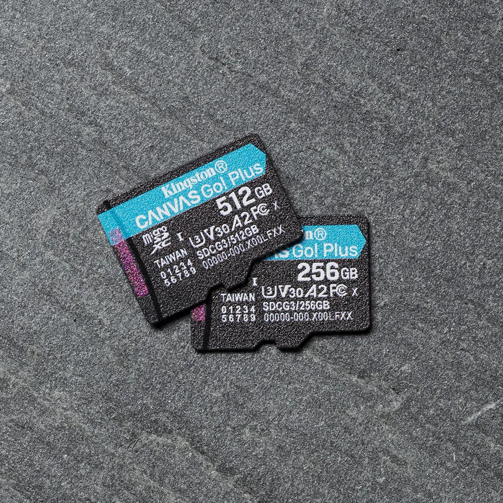Kingston Canvas Go! Plus 256GB MicroSDXC - memory card + SD adapter