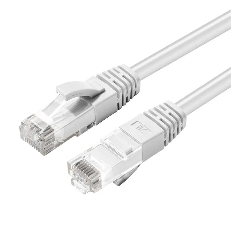 MicroConnect Cat6 UTP RJ45 0.2m n&auml;tverkskabel, vit