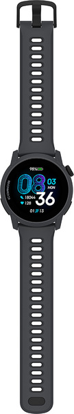 Coros PACE 4 Sports Watch with Silicone Band, Black