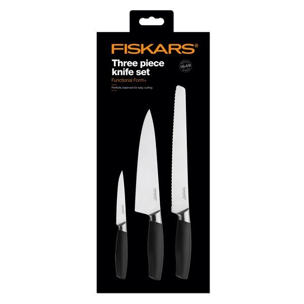 Fiskars Functional Form+ Three piece knifeset