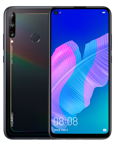 Huawei P40 Lite E 64 Gt/4 Gt -Android-puhelin, Musta