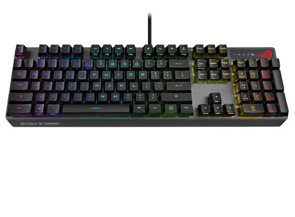 Asus ROG Strix Scope RX -mekaaninen pelin&auml;pp&auml;imist&ouml;