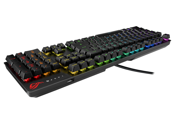 Asus ROG Strix Scope RX -mekaaninen pelin&auml;pp&auml;imist&ouml;