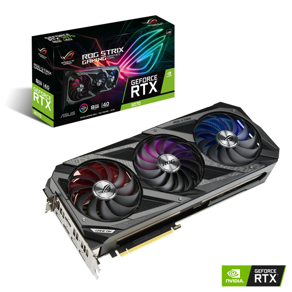 Asus GeForce RTX 3060 Ti ROG Strix V2 8 Gt -n&auml;yt&ouml;nohjain