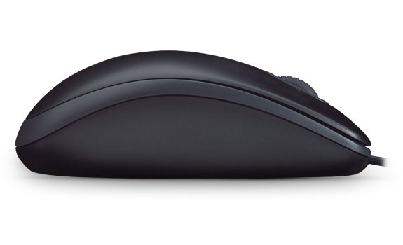 B110, Corded mouse,Black
