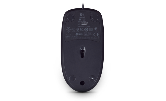 B110, Corded mouse,Black