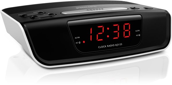 PHILIPS DIGITAL TUNING CLOCK, DUAL ALARM