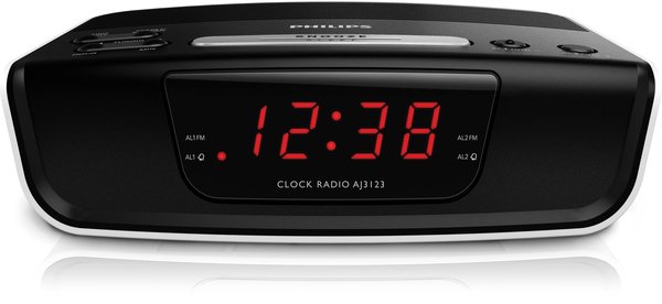 PHILIPS DIGITAL TUNING CLOCK, DUAL ALARM