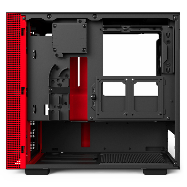 NZXT H200i SMART - Matte Black/Red