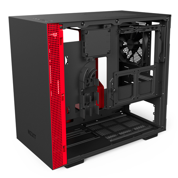 NZXT H200i SMART - Matte Black/Red