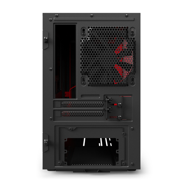 NZXT H200i SMART - Matte Black/Red