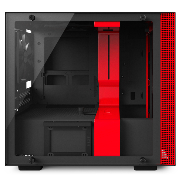NZXT H200i SMART - Matte Black/Red
