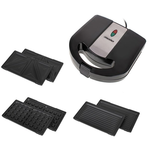 ADLER MS 3045 1000 W Sandwich Maker Black
