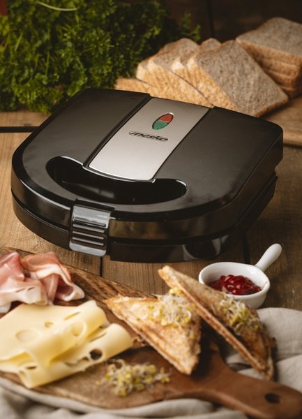 ADLER MS 3045 1000 W Sandwich Maker Black