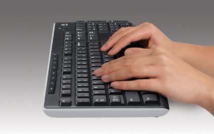 Logitech K270 - wireless keyboard, black