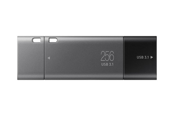 Samsung 256GB Flash Duo USB-C/USB 3.0 - memory stick, Black/Grey