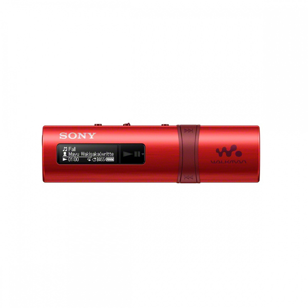 SONY Walkman NWZB183FR.CEW Walkman - Made to Move w. FM tuner Red