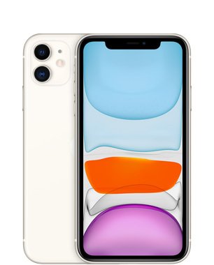 Kunnostettu iPhone 11 256 Gt, valkoinen (Tyydytt&auml;v&auml; kunto)
