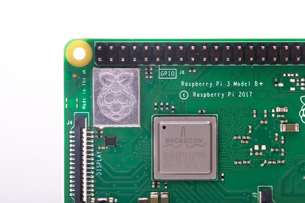 Raspberry Pi 3 Model B+, enkortsdator, Bluetooth, Wi-fi, PoE, 1GB RAM