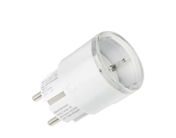 Shelly Plug PM Gen3 - 16A valkoinen pistorasiaan kytkett&auml;v&auml; Wifi-liit&auml;nn&auml;inen energiamittari