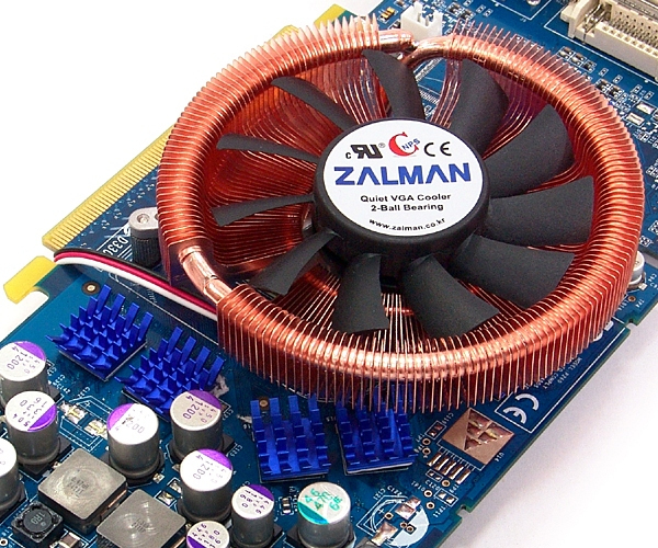 ZALMAN VGA COPPER COOLER WITH HEATPIPES