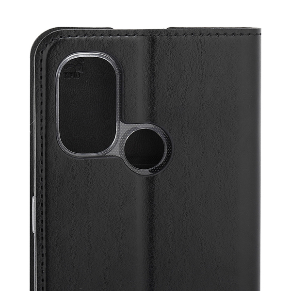 Wave Book Case, OnePlus Nord N100 - flipfodral, Svart
