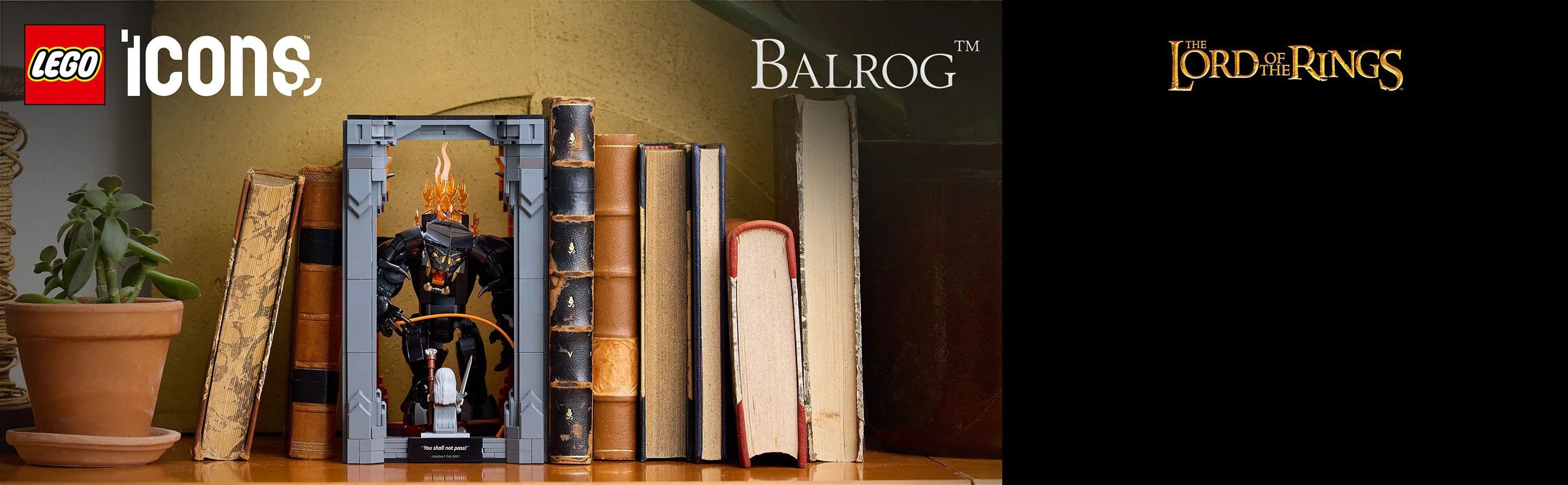 LEGO Icons The Lord of the Rings: Balrog's Fire Realm 10367