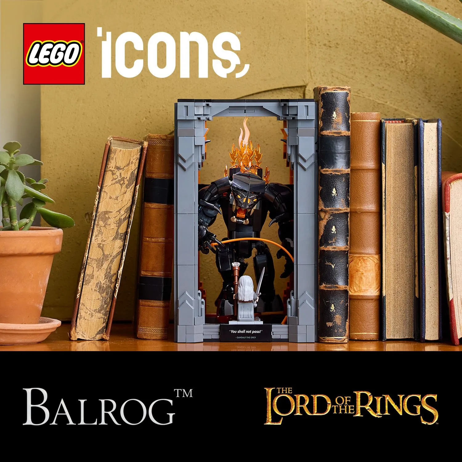 LEGO Icons The Lord of the Rings: Balrog's Fire Realm 10367