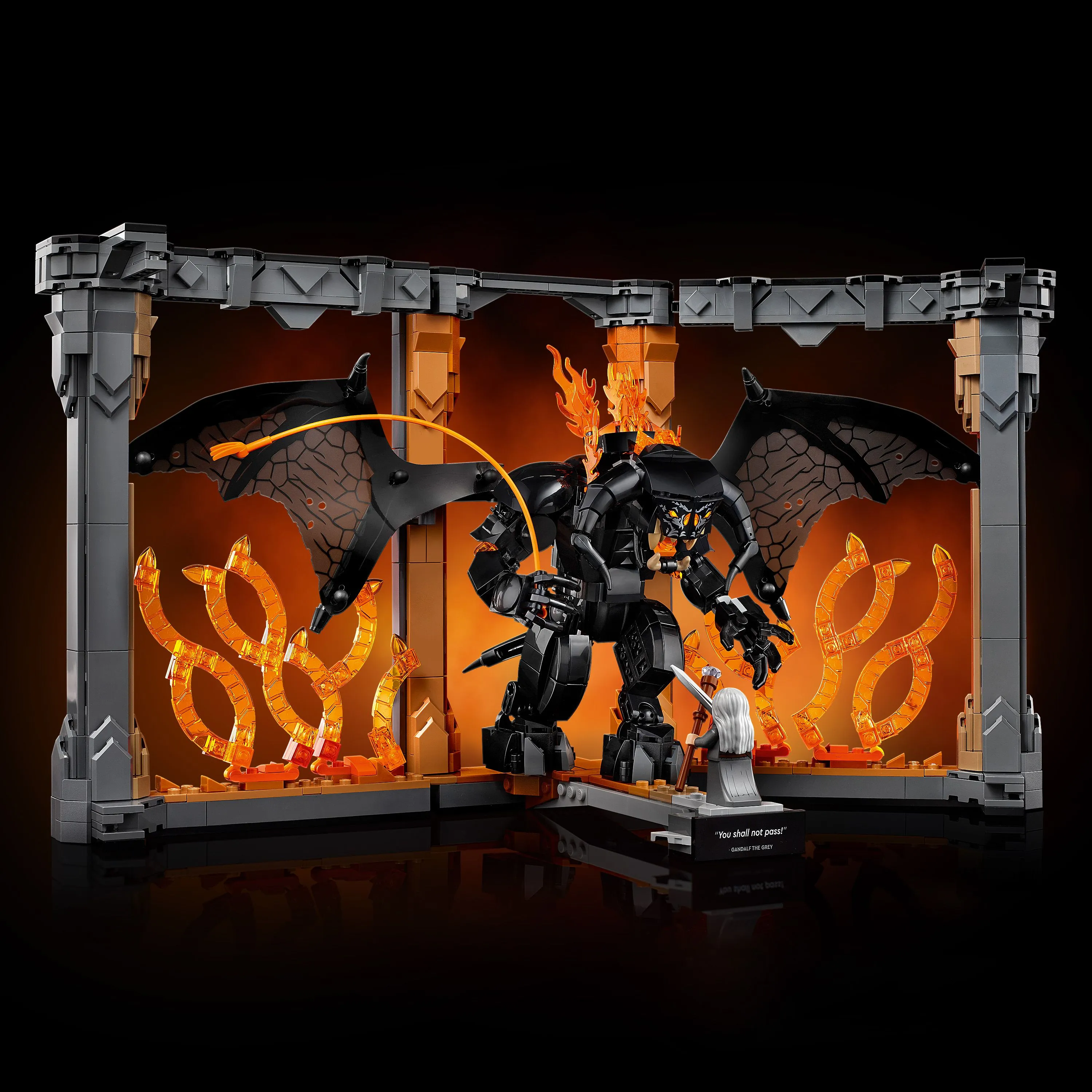 LEGO Icons The Lord of the Rings: Balrog's Fire Realm 10367