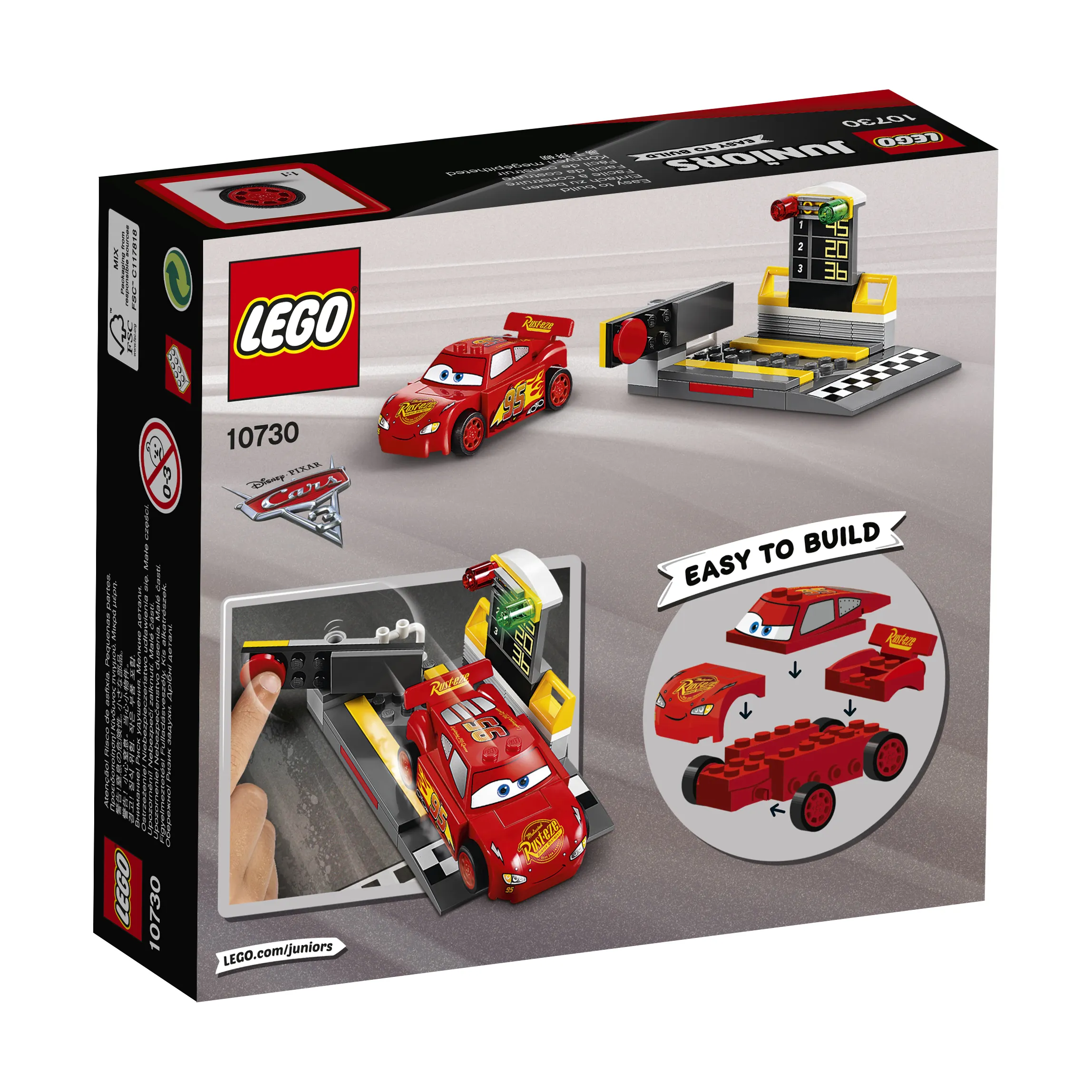 Lego Juniors - Lightning McQueen Speed Launcher