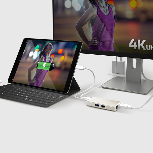 J5 Create USB-C MULTI-ADAPTER - - HDMI/ETHERNET/USB 3.1 HUB/PD 2.0
