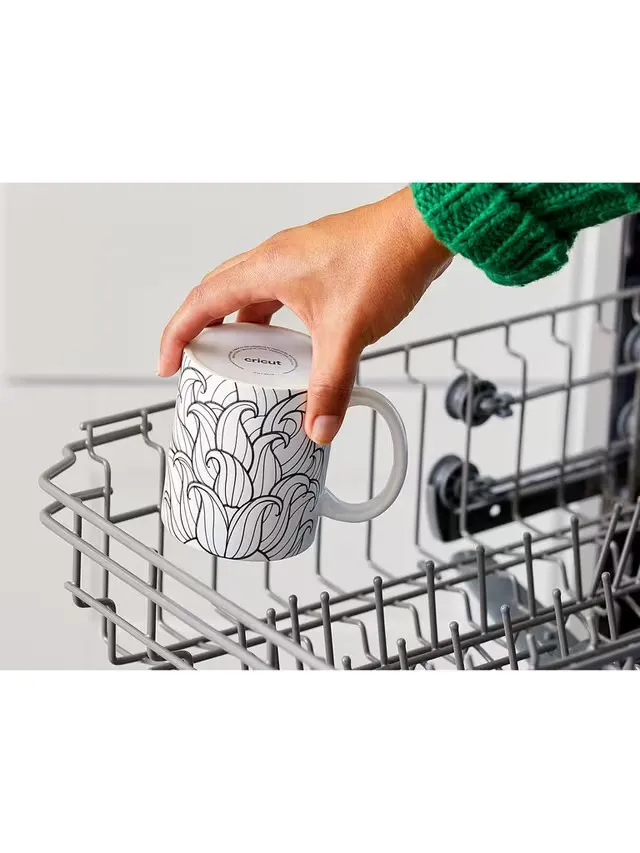 Cricut&nbsp;-muki, valkonen, 350ml (6 kpl)