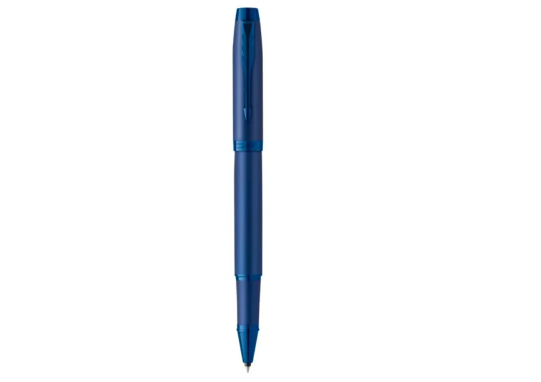 Parker IM Monochrome Blue Rollerball F Black ink