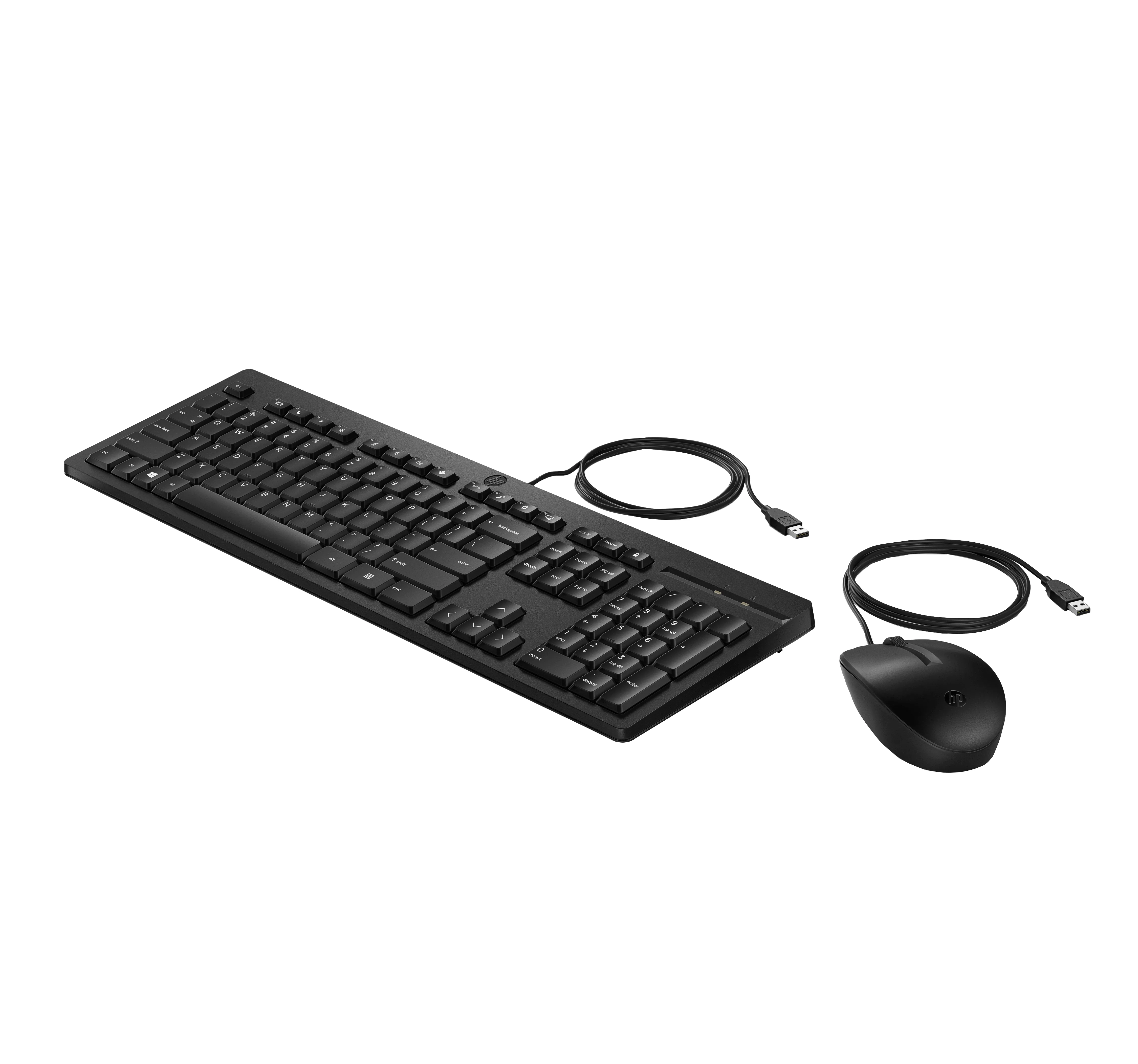 HP 225 - keyboard and mouse, black