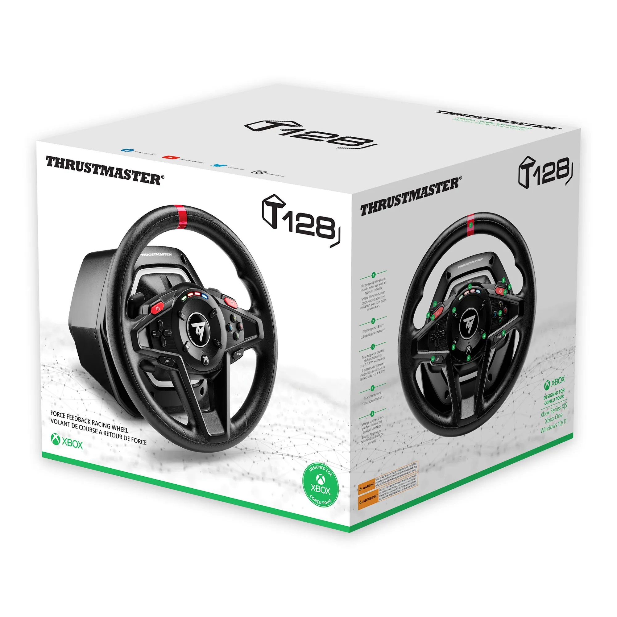 ThrustMaster T128 - rat og pedalsÃŠt -