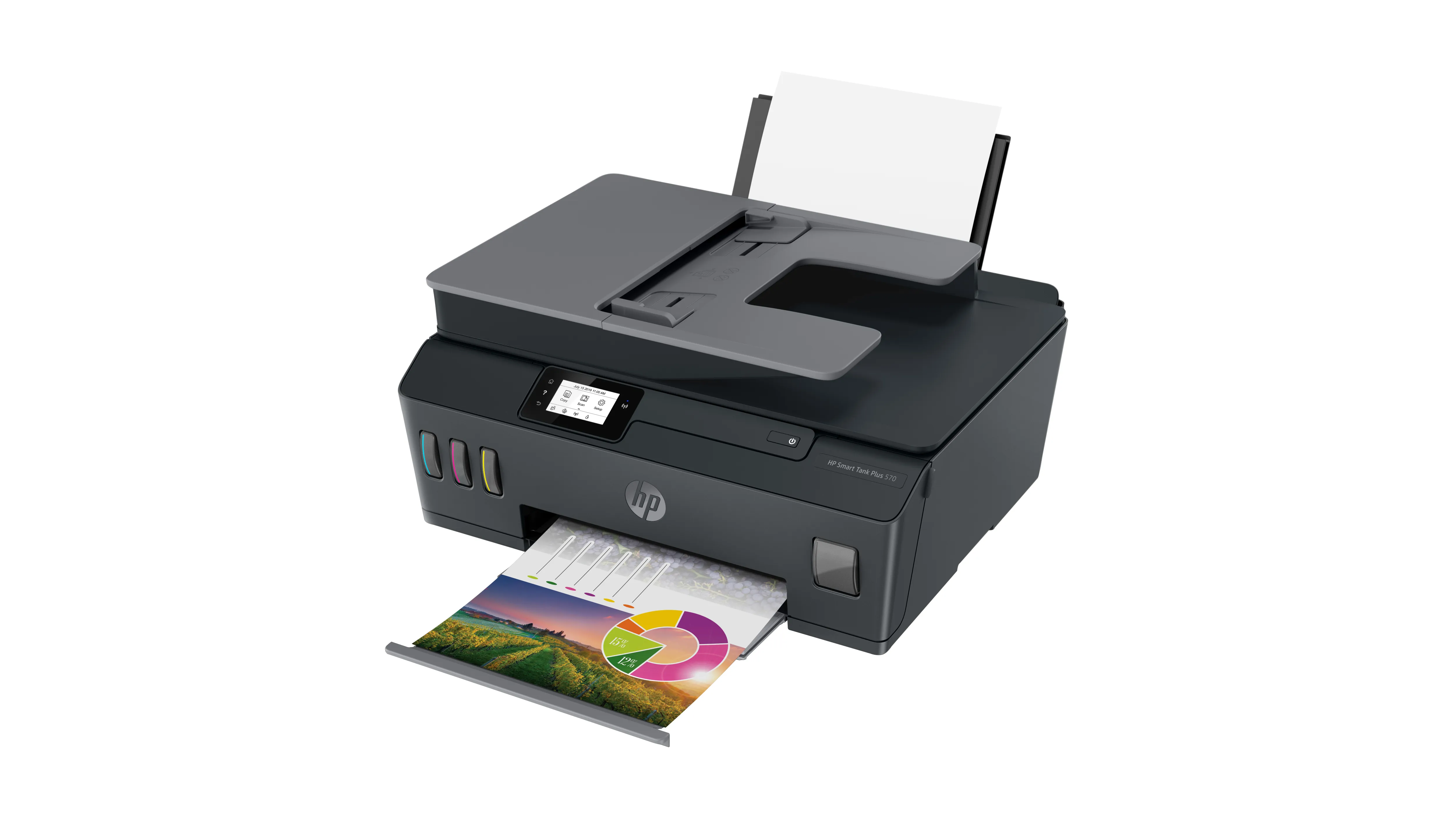 HP Smart Tank Plus 570 Wireless All-in-One - Monitoimitulostin - v&auml;ri - mustesuihku - Legal (216 x 356 mm) (alkuper&auml;inen) - A4/Legal (media) - jopa 22 sivua/min