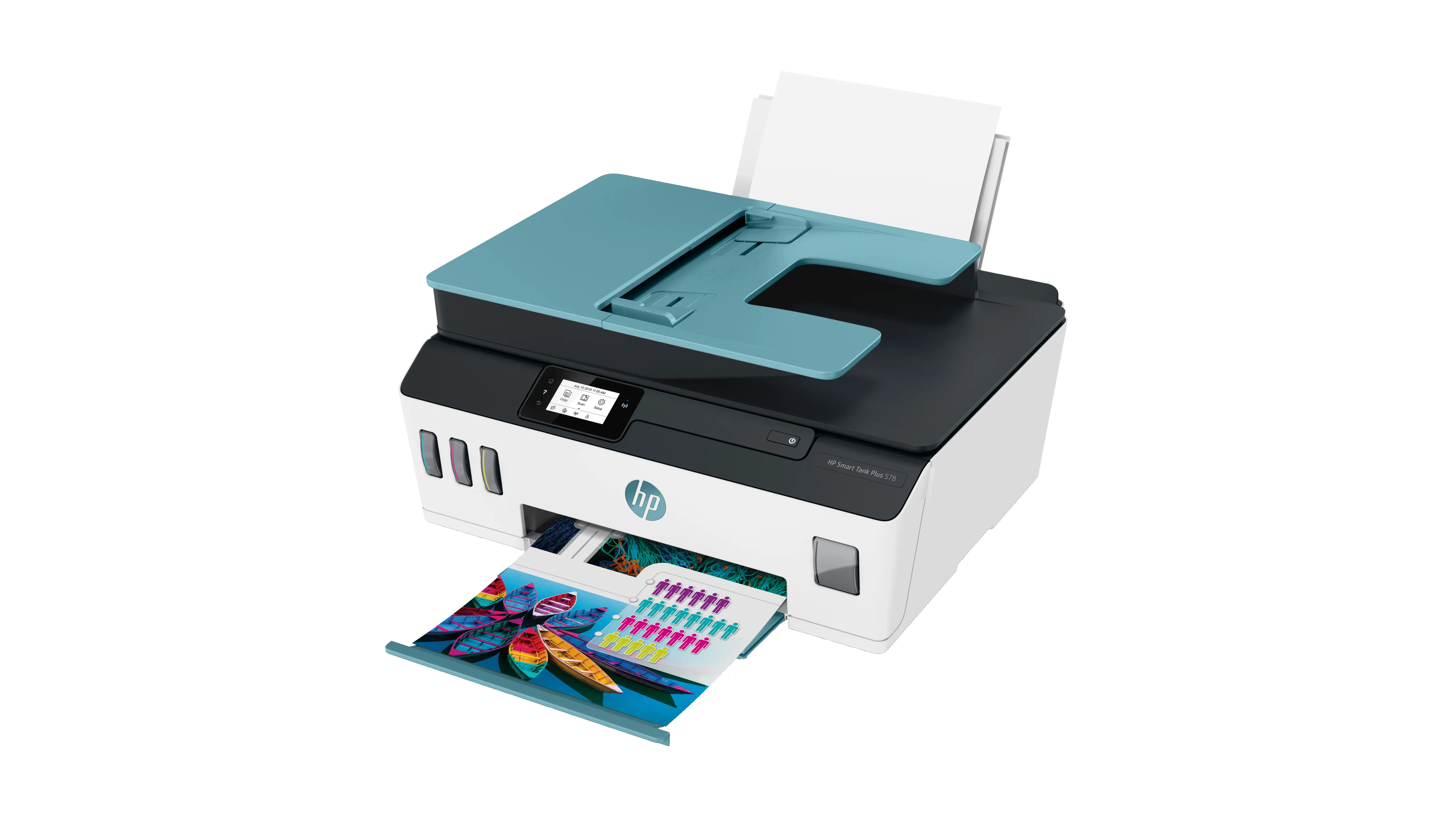 HP Smart Tank Plus 570 Wireless All-in-One - Monitoimitulostin - väri - mustesuihku - Legal (216 x 356 mm) (alkuperäinen) - A4/Legal (media) - jopa 22 sivua/min