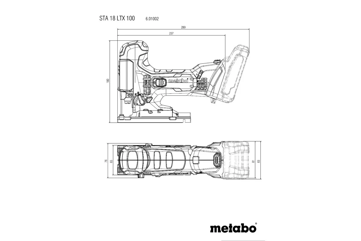 Metabo STA 18 LTX 100 - Jigsaw